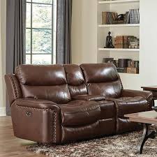 power reclining loveseat with console