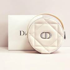 dior beauty round makeup vanity case