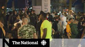 In cities including montreal, but, according to the montreal gazette, was set to return to 8 p.m. Hundreds In Montreal Protest Earlier Curfew Youtube