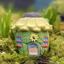 Dinky Sunflower Fairy House Away With