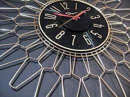 Wall Clock Sunburst Clock