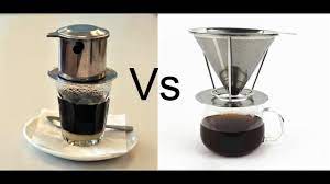 The chemex coffeemaker is a great choice if you want to brew larger batches of delicious pour over coffee and have a penchant for stunning design. Stainless Steel Cone Pour Over Coffee Dripper Vs Vietnamese Coffee Dripper Youtube