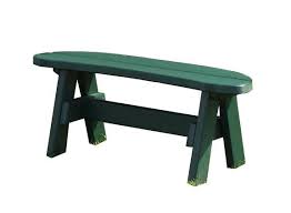 Seaside Poly Garden Bench From