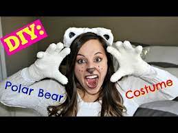 diy polar bear costume you