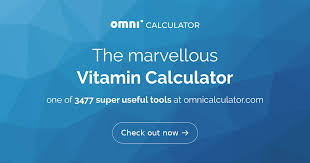 vitamin calculator