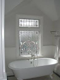 Stained Glass Window Bathroom Window