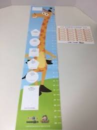 Details About Geoffreys Birthday Club Toddler Growth Chart W Stickers Toys R Us Babies R Us