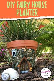 whimsical diy fairy house planter