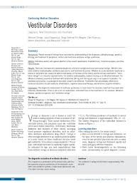 vestibular disorders 24 04 2020