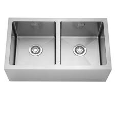 19 stainless steel zero radius undermount kitchen bar sink wc12s1920. Caple Double Belfast Stainless Steel Sink Kitchen Sinks Taps