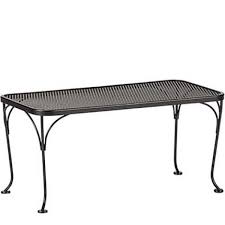 Wrought Iron Lounge Tables Mesh Top