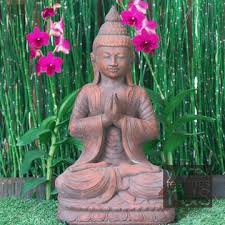 Buddha Fountain Garden Statues All