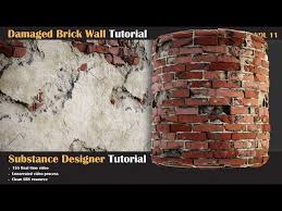 Damaged Brick Wall Tutorial Vol 11