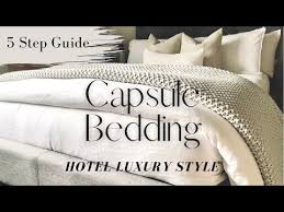 Hotel Luxury Capsule Bedding 5 Step