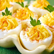 simple deviled eggs without mustard to
