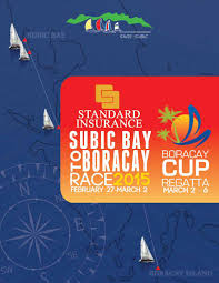 Standard Insurance 6th Subic Bay To Boracay Race Souvenir
