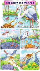 the stork and the crab story with m