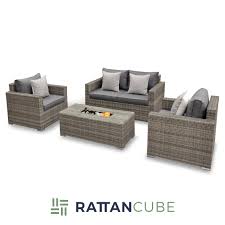 clifden sofa set rattan cube