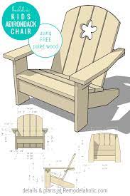 Diy Kids Adirondack Chair Plans