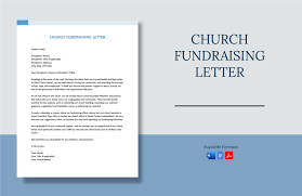 church fundraising letter in ms word