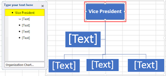 Organization Chart In Excel How To Create Organization