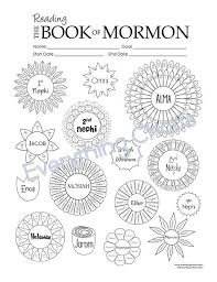Book Of Mormon Reading Chart Pdf File Printable