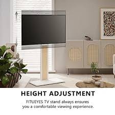 Fitueyes Universal Floor Tv Stand With