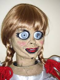 haunted animatronic annabelle doll from