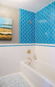 turquoise moroccan tiles contemporary