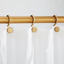 modern shower curtain rings set of 12