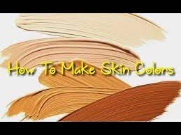 how to make realistic skin tones face