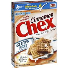 chex cereal gluten free cinnamon