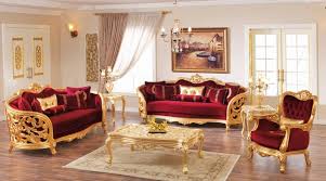 monique victorian ruby red luxury sofa