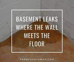 Why Basement Leaks Where The Wall Meets