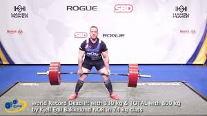 world record deadlift with 330 kg
