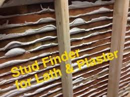 finding studs in lath plaster walls