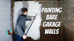 painting bare brick garage walls
