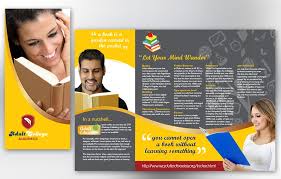 Free Brochure Templates For Education Education Brochure Design