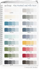 Miss Mustard Seed Milk Paint Color Swatch Book Colorways