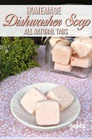 natural homemade dishwasher soap tablets