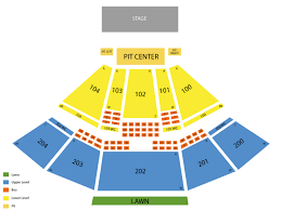 T Pavilion Seating Chart With Seat Numbers Pnc Music