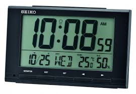 Seiko Plastic Lcd Clock Guest And