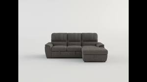 andes gray 2 piece sectional with