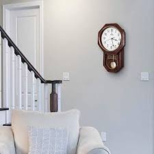 Pendulum Wall Clock Decorative Wood