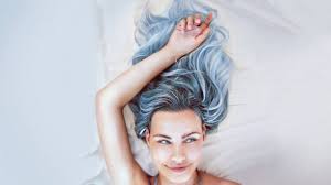 There comes a time when coloring your hair becomes a losing battle to cover grey hair roots. How To Get A Blue Grey Hair Color L Oreal Paris