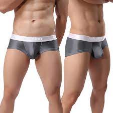 Zonbailon Mens Boxer Briefs Big Bulge Pouch Ice Silk Underwear Comfort Soft  | eBay