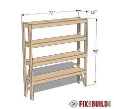 Basement Shelves Free Woodworking