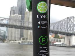 One scooter costs $1 to hire and 30 cents every minute it's in use. Lime Scooter Along Brisbane River Bikeways Brisbane