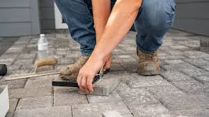 how to install patio pavers over an