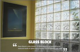 Glass Block Types Uses Advantages